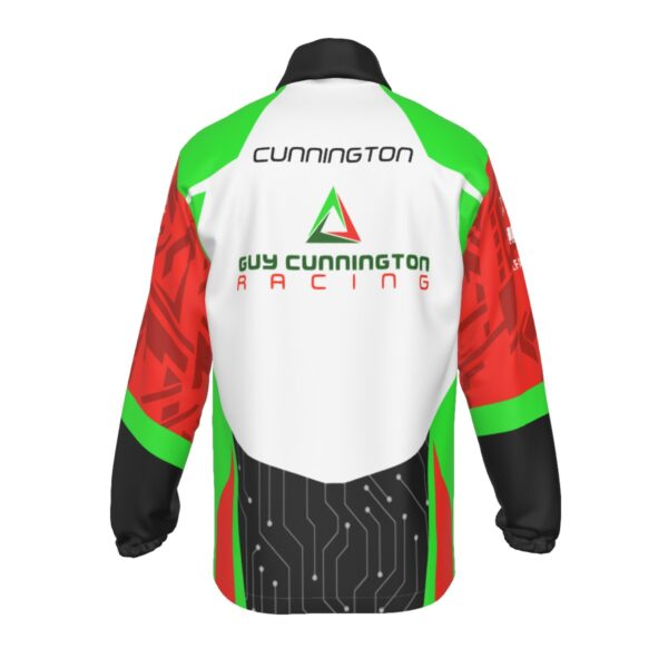 Guy Cunnington Racing On Track Suit Style Rain Coat - Image 4