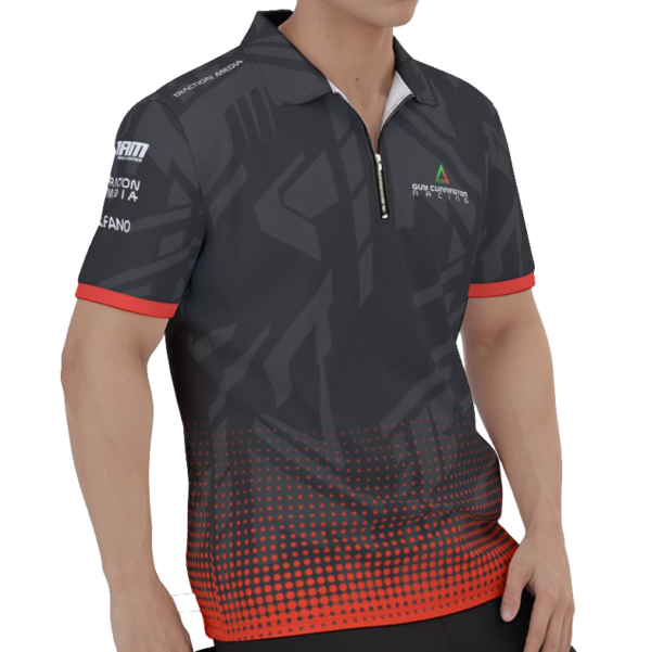 Guy Cunnington Racing Zip Polo - Image 2