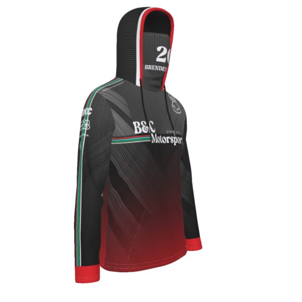 B&C Motorsport Hoodie with Snood - Image 3