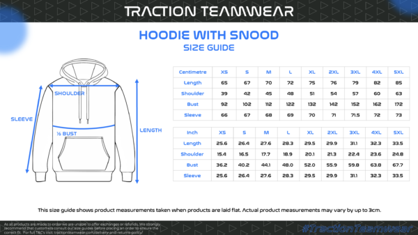 B&C Motorsport Hoodie with Snood - Image 5