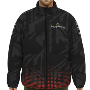 Guy Cunnington Racing Puffer with Stand-up Collar