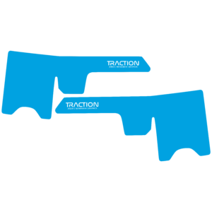 TRACTION Bumper End Stickers